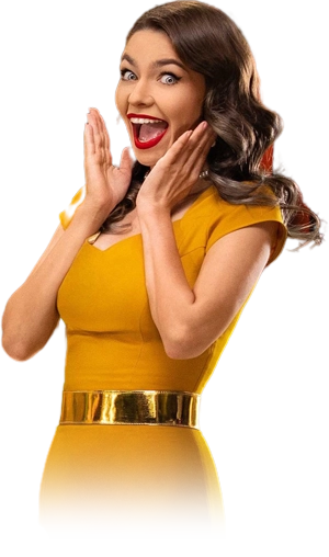 yellow dress baccarat dealer